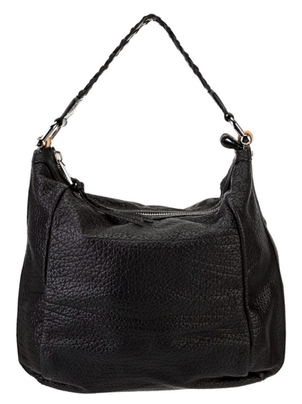 👜 Gucci Bamboo Bar Hobo Bag Black Leather Authentic